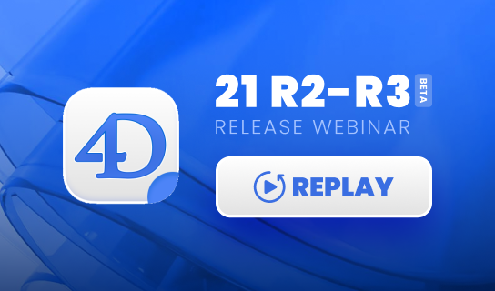 Scopri le nuove funzionalità di 4D 21 R2 e R3